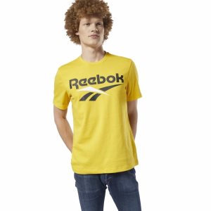 Reebok Classic Vector T Shirt Herren - HellGrün Gelb - DE 586-WYZ